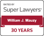 Rated By Super Lawyers | William J. Mauzy | 30 Years